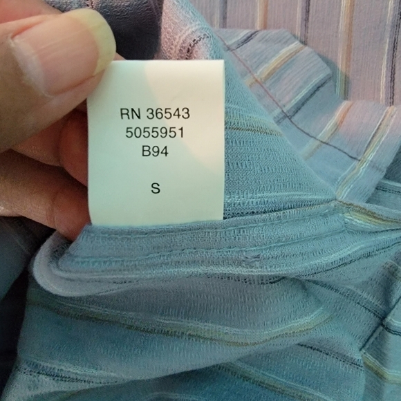 NWT VAN HEUSEN Studio Gray Striped Short Sleeve Button-Down Shirt Size S Soft - Picture 10 of 11